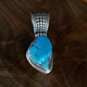 Sterling 925 turquoise pendant